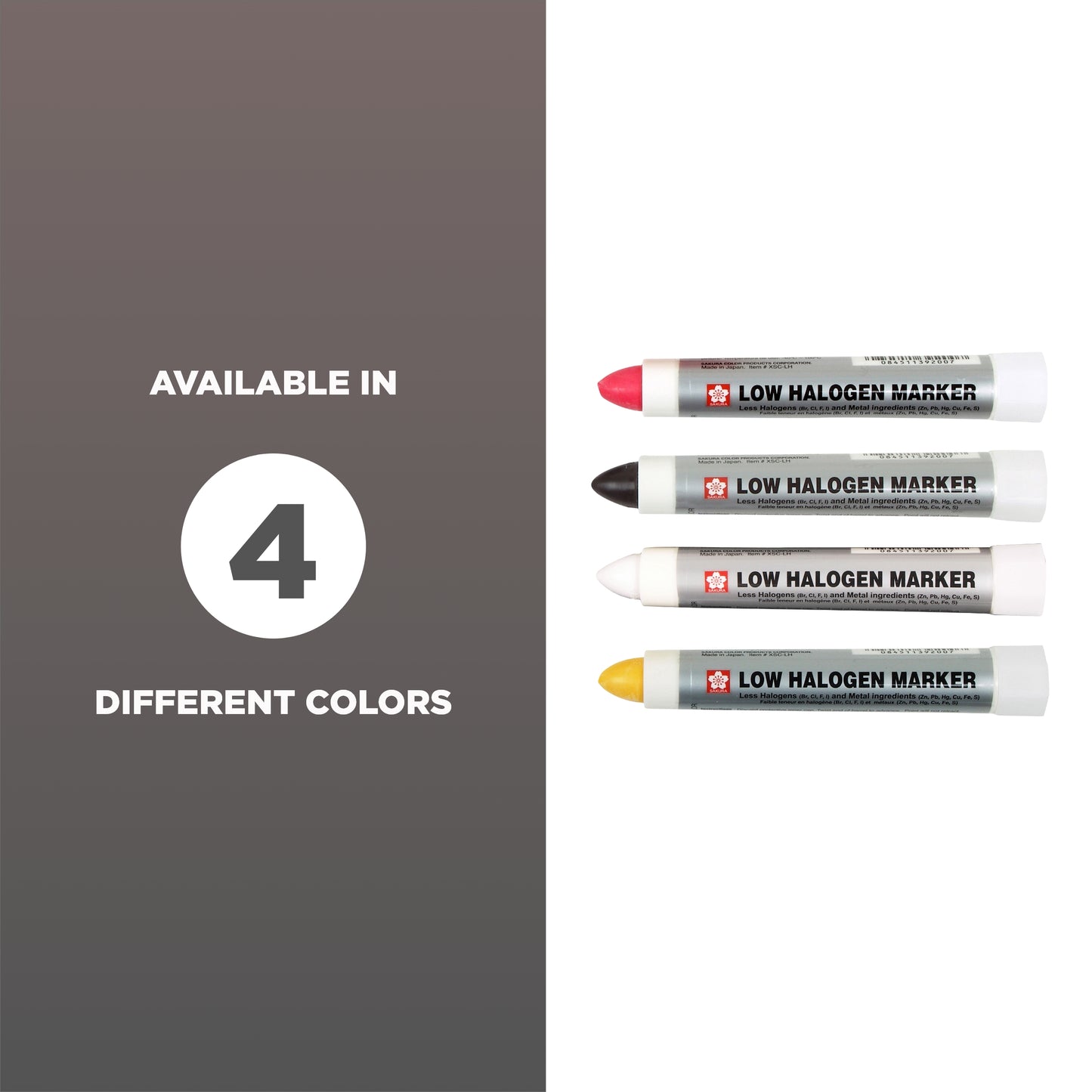 Sakura Solidified Paint Low Halogen Marker, Black (Box of 12)