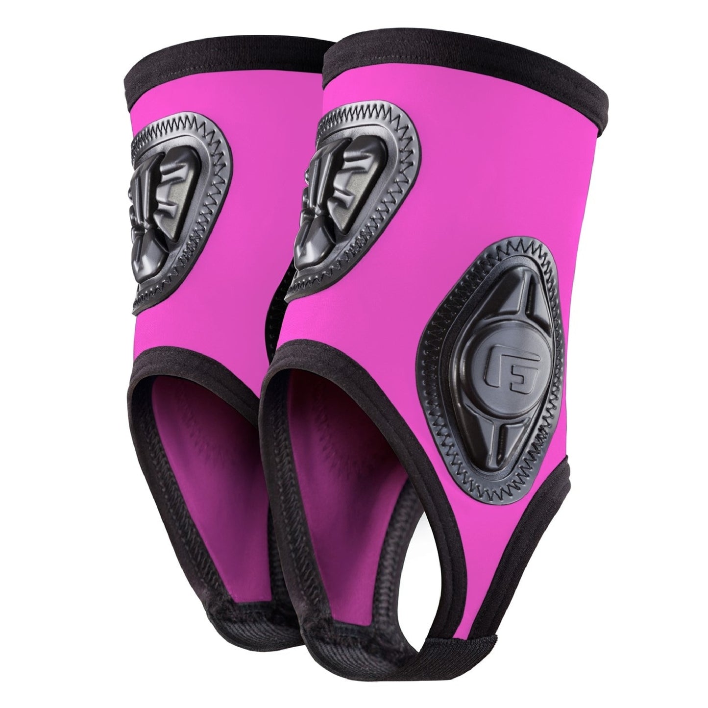 G-Form Youth Pro-X Ankle Guard - Soccer Training Equipment and Bike Accessories - Neon Pink, Youth