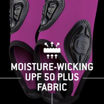 G-Form Youth Pro-X Ankle Guard - Soccer Training Equipment and Bike Accessories - Neon Pink, Youth