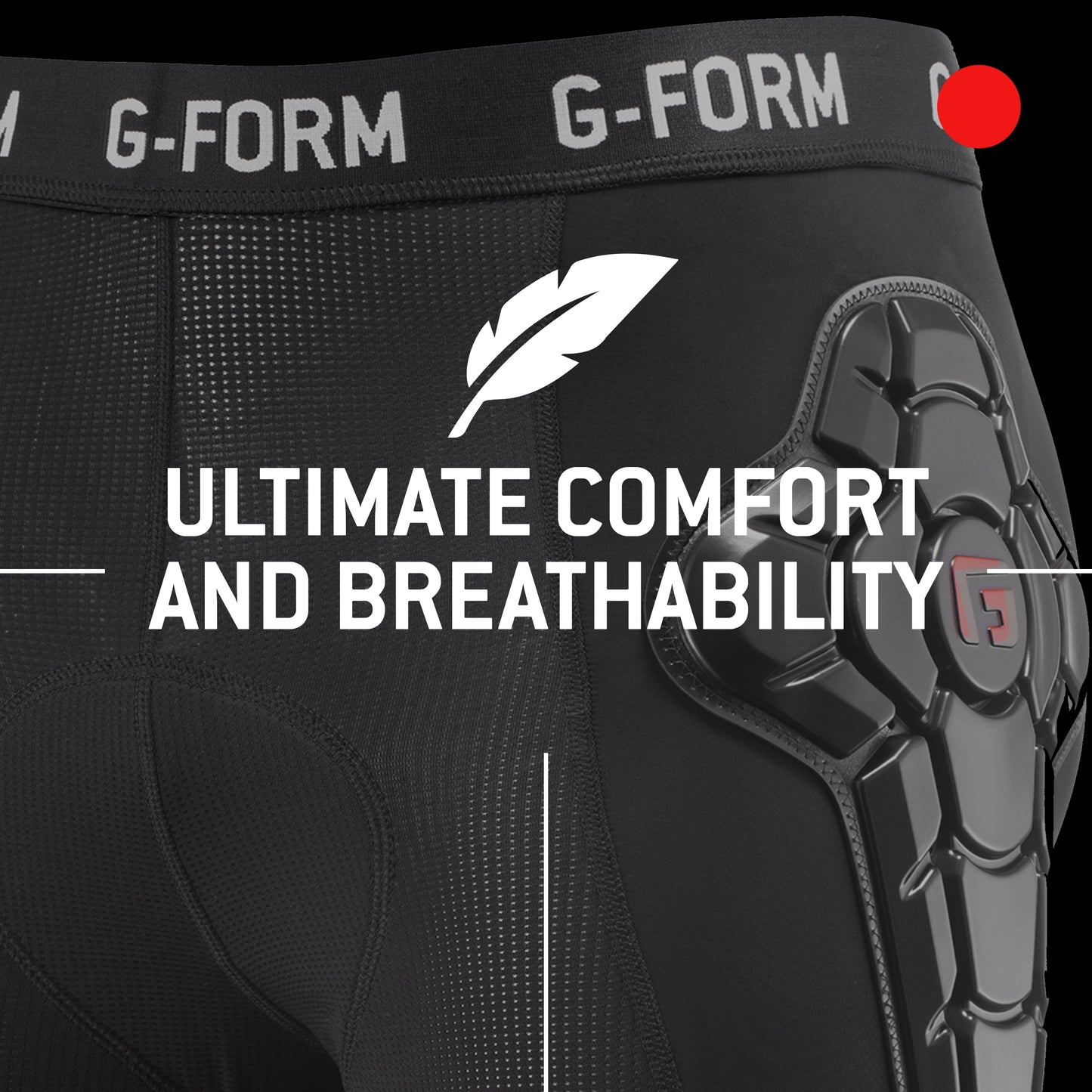 G-Form Youth Pro-X3 Bike Liner - Dirt Bike and Mountain Bike Sports Shorts - Black, Youth S/M