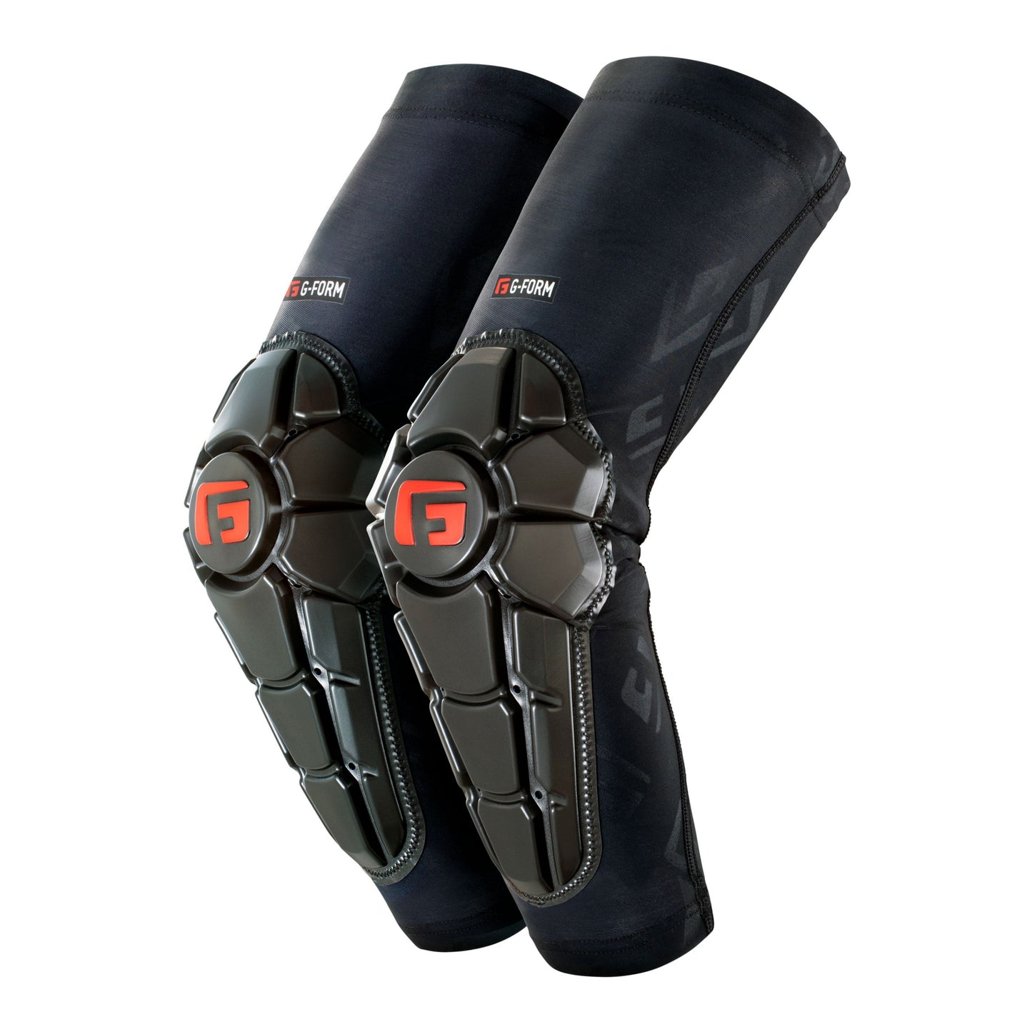 G-Form Youth Pro-X2 Mountain Bike Elbow Pads - Elbow Compression Sleeve for Elbow Support - Black Logo, Youth Large/X-Large