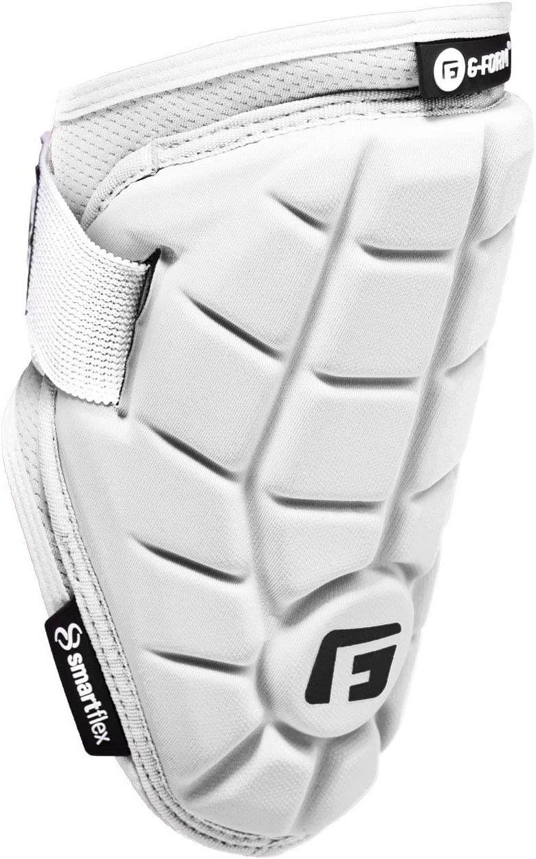 G-Form Youth Elite Speed Batter's Baseball Elbow Guard - Elbow Pad with Adjustable Straps - White, Youth