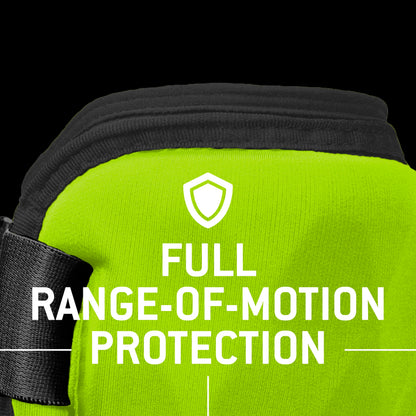 G-Form Youth Shockwave Fastpitch Elbow Guard - Softball Elbow Guard & Pad with Adjustable Straps - Neon Green, Youth