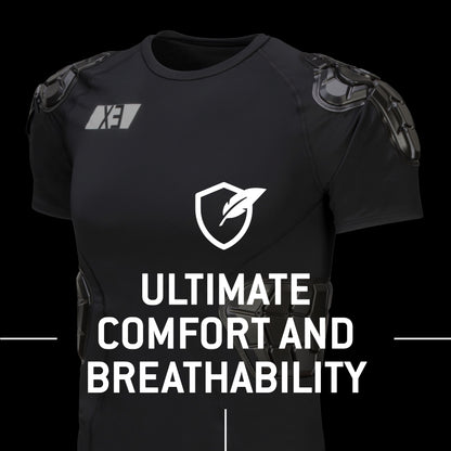 G-Form Youth Pro-X3 Short Sleeve Shirt, Black, S/M