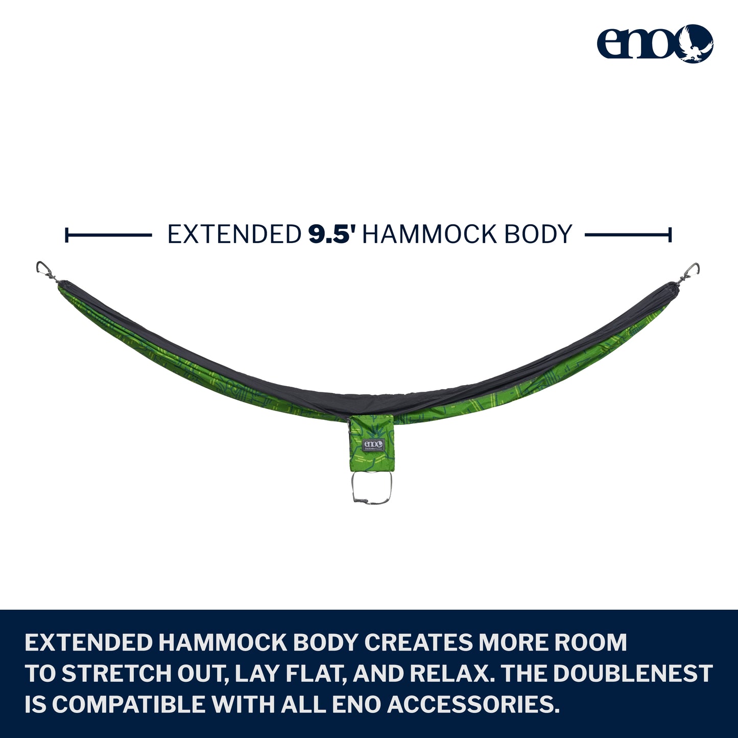ENO, Eagles Nest Outfitters Underbelly Gear Sling, Hammock Accessory, Forest