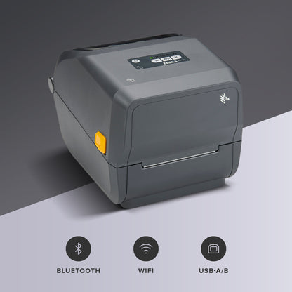 Zebra ZD421 Thermal Transfer Desktop Printer 203 dpi Print Width 4-inch USB 802.11ac ZD4A042-301W01EZ