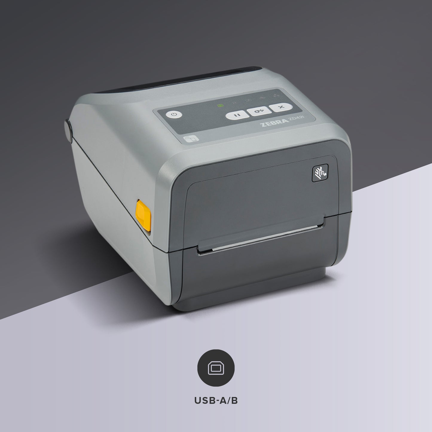 Zebra ZD421 Thermal Transfer Cartridge Desktop Printer 203 dpi Print Width 4-inch USB ZD4A042-C01M00EZ