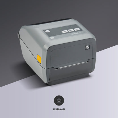 Zebra ZD421 Thermal Transfer Cartridge Desktop Printer 203 dpi Print Width 4-inch USB ZD4A042-C01M00EZ