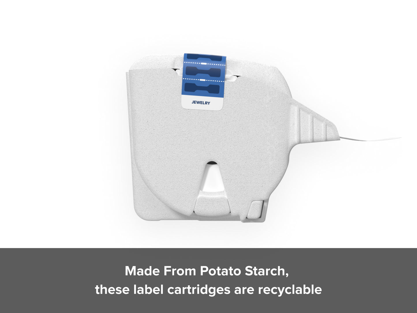 ZSB Series from Zebra - ZSB Labels, Recyclable Label Cartridge - ZSB-LC8 Jewelry Labels - 2.25 x 0.5 Inch