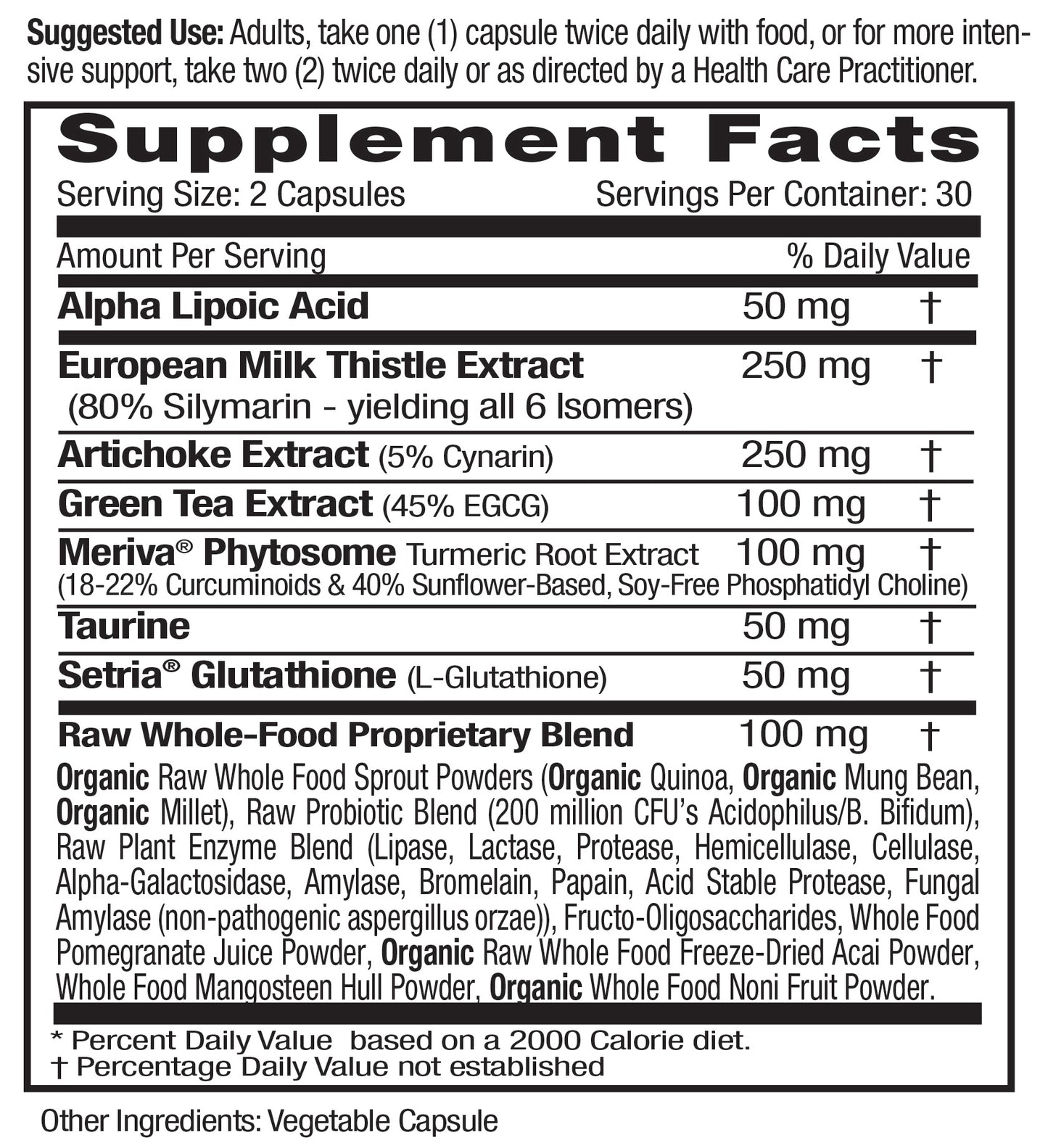 Emerald Labs Liver Health with Silymarin Milk Thistle and Meriva Phytosome to Support Liver Health and Cleanse Support - 60 Vegetable Capsules