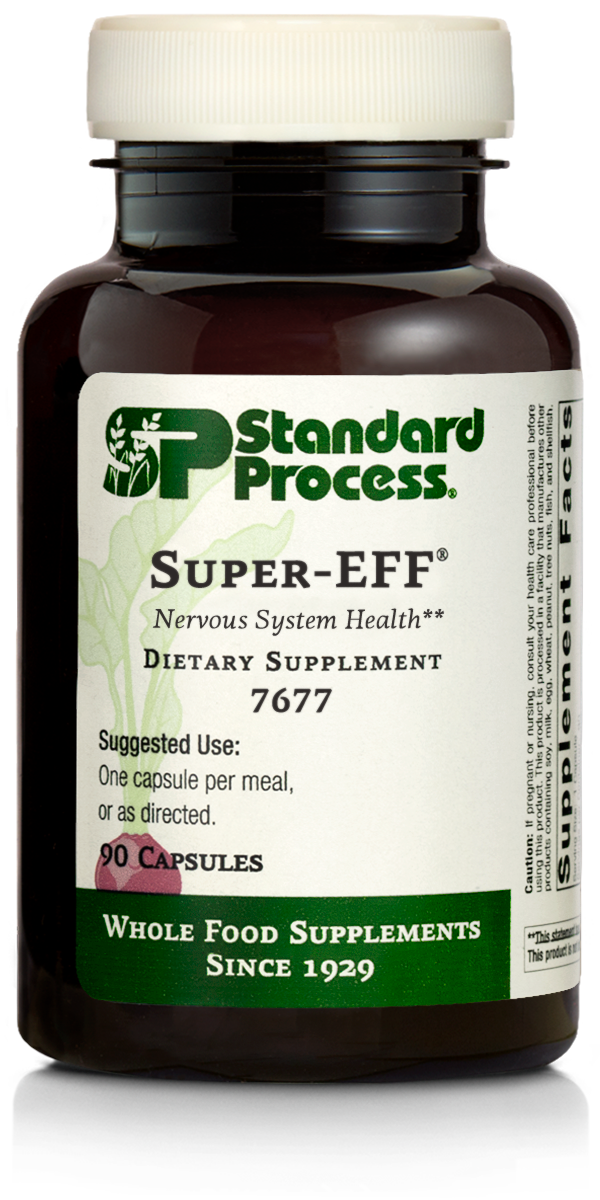 Standard Process Super-EFF - Whole Food Energy with Flaxseed Oil and Spanish Moss - 150 Capsules