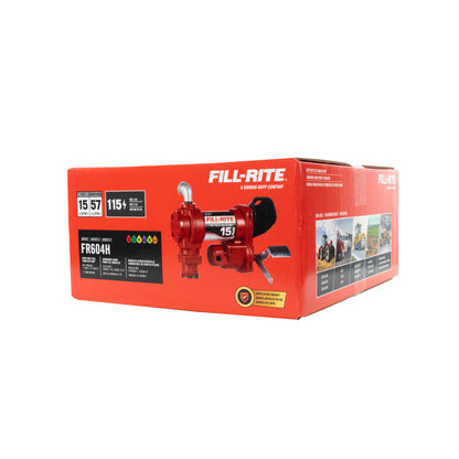 Fill-Rite FR604H 115V 15 GPM Fuel Transfer Pump (Pump Only) | Gasoline, Diesel, Kerosene, Ethanol & Methanol Blends & Biodiesel