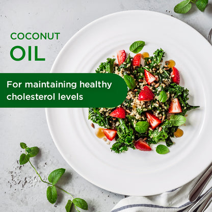 Emerald Labs Coconut Oil Softgels - Dietary Supplement with 100% Pure Extra Virgin Coconut Oil for Brain and Immune Support - 240 Softgels