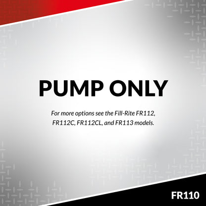 Fill-Rite FR110 Fuel Transfer Rotary Hand Pump (Pump Only w/Vacuum Breaker)