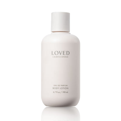 Scent Beauty Loved Body Lotion by Lauren Conrad - Moisturizing Hand and Body Cream for Women - Feminine, Floral Scent with Notes of Citrus, White Tea, Jasmine, and Peony - 6.8 Fl Oz