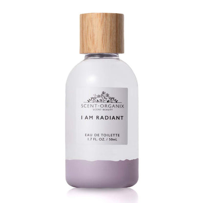 Scent-Organix I Am Radiant Perfume for Men & Women by Scent Beauty - Evocative Florals Scent with Notes of Lily-Of-The-Valley, Hyacinth & Vetiver - Non-Toxic, Vegan & Biodegradable Perfume - 1.7fl Oz