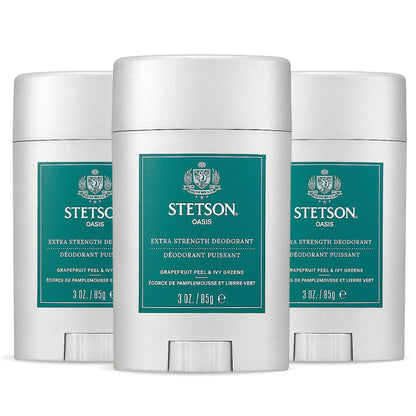 Stetson Oasis Heavy Duty Deodorant by Scent Beauty - 3 Pack