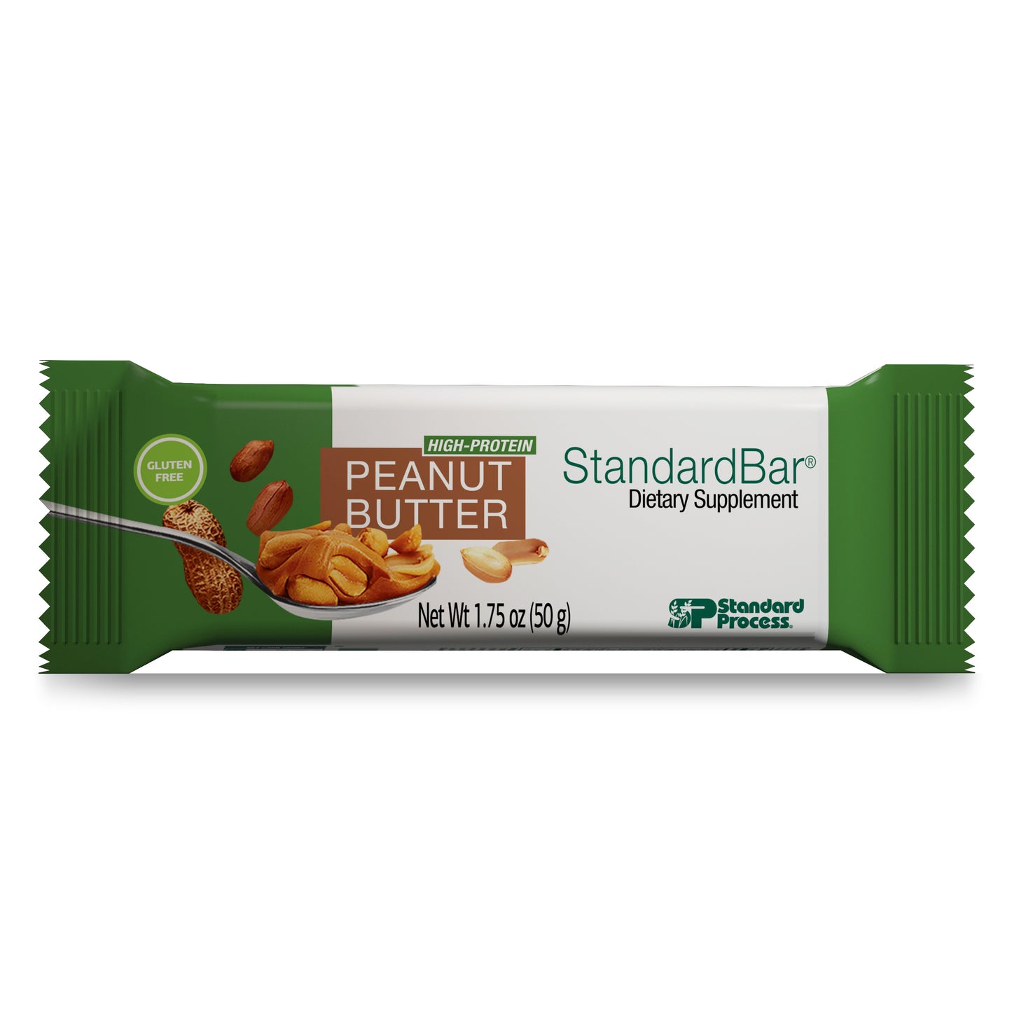 Standard Process StandardBar - Gluten-Free Protein Bar with Whole Food Formula of Calcium, Potassium, and More - Vegetarian - 18 Bar Pack - Cocoa Crisp