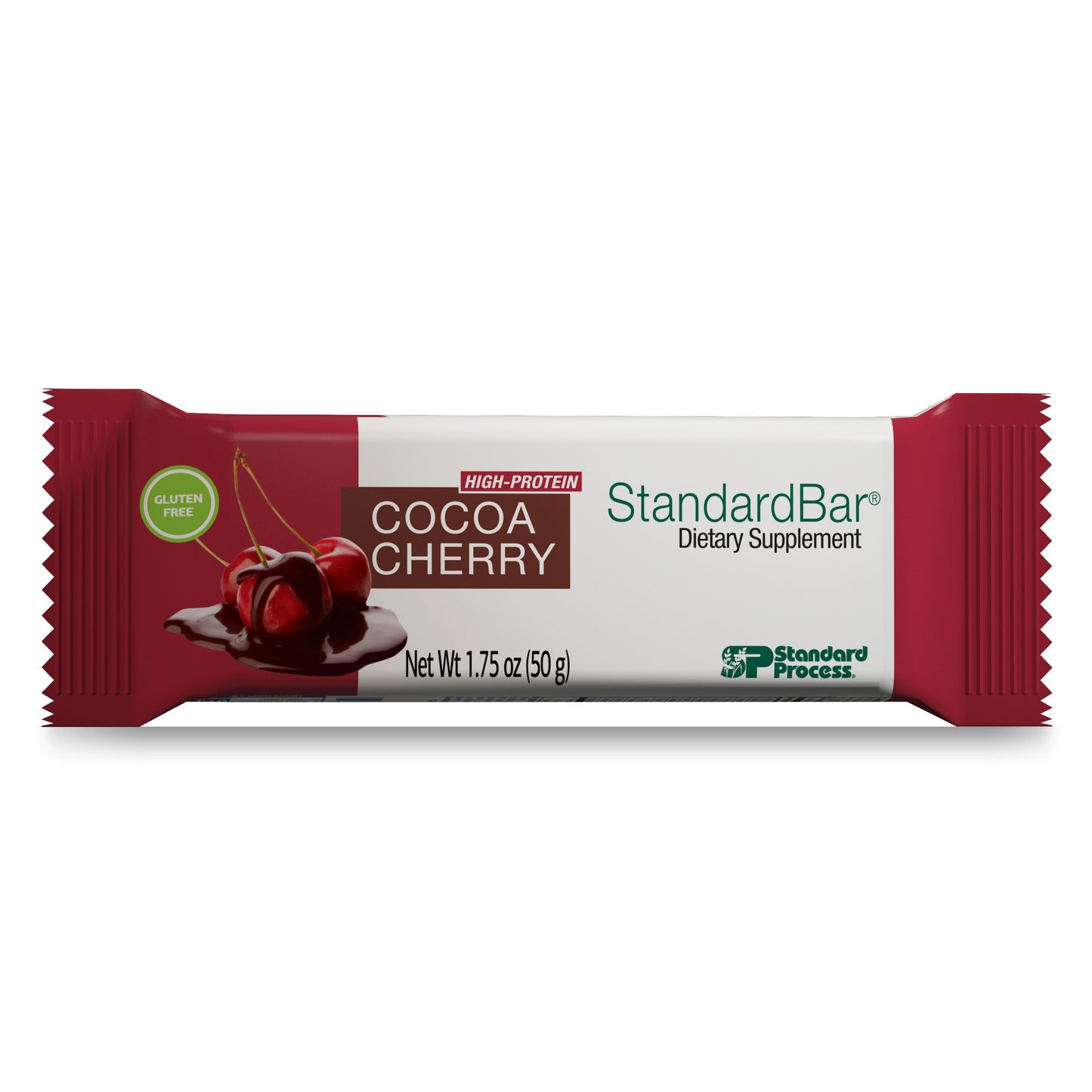 Standard Process StandardBar - Gluten-Free Protein Bar with Whole Food Formula of Calcium, Potassium, and More - Vegetarian - 18 Bar Pack - Peanut Butter