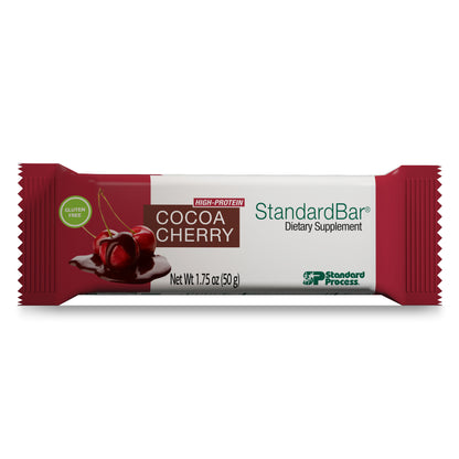 Standard Process StandardBar - Gluten-Free Protein Bar with Whole Food Formula of Calcium, Potassium, and More - Vegetarian - 18 Bar Pack - Peanut Butter
