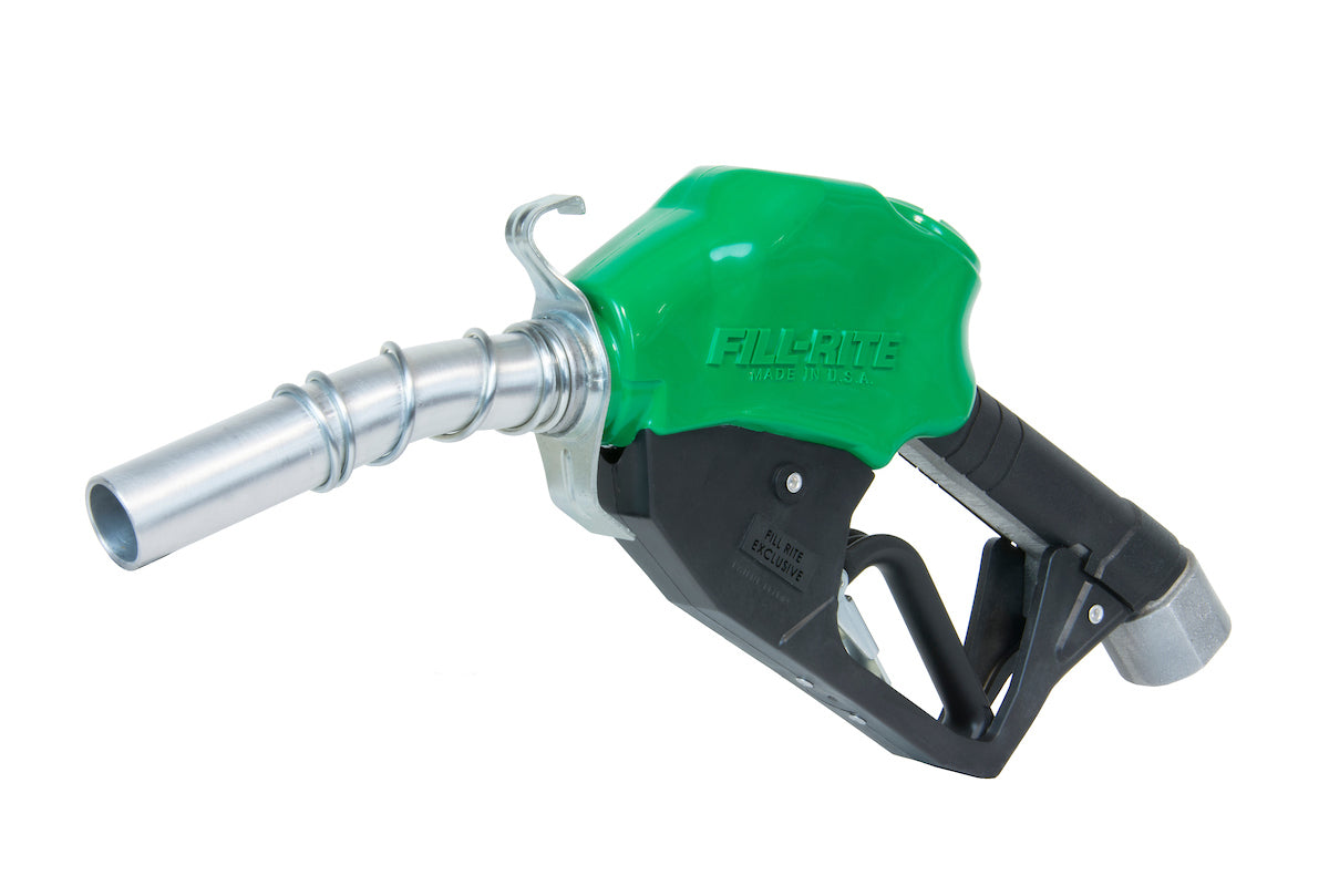 Fill-Rite N100DAU12G 1‚Äù 3 to 25 GPM Automatic Fuel Transfer Nozzle, Green | For Gasoline, Diesel, Biodiesel up to B20, E15 & Kerosene¬†