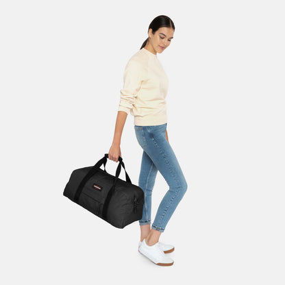 Eastpak Stand + Duffle Bag - Carry-on Luggage for Travel - Black