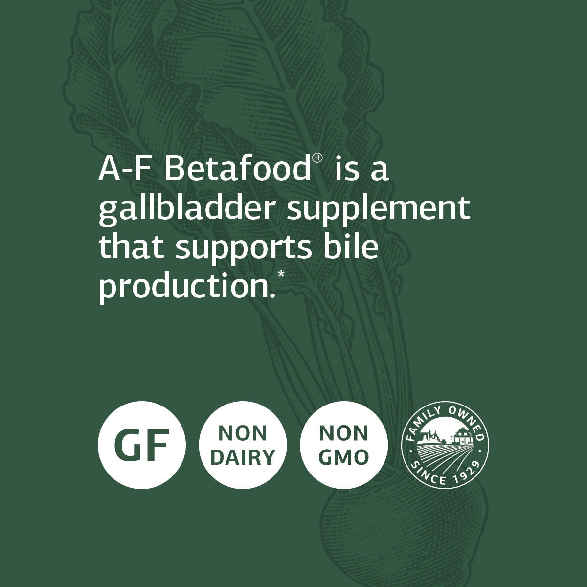 Standard Process A-F Betafood - Gluten-Free Liver Support, Cholesterol Metabolism, and Gallbladder Support Supplement with Vitamin A, Iodine, Vitamin B6 - 360 Tablets