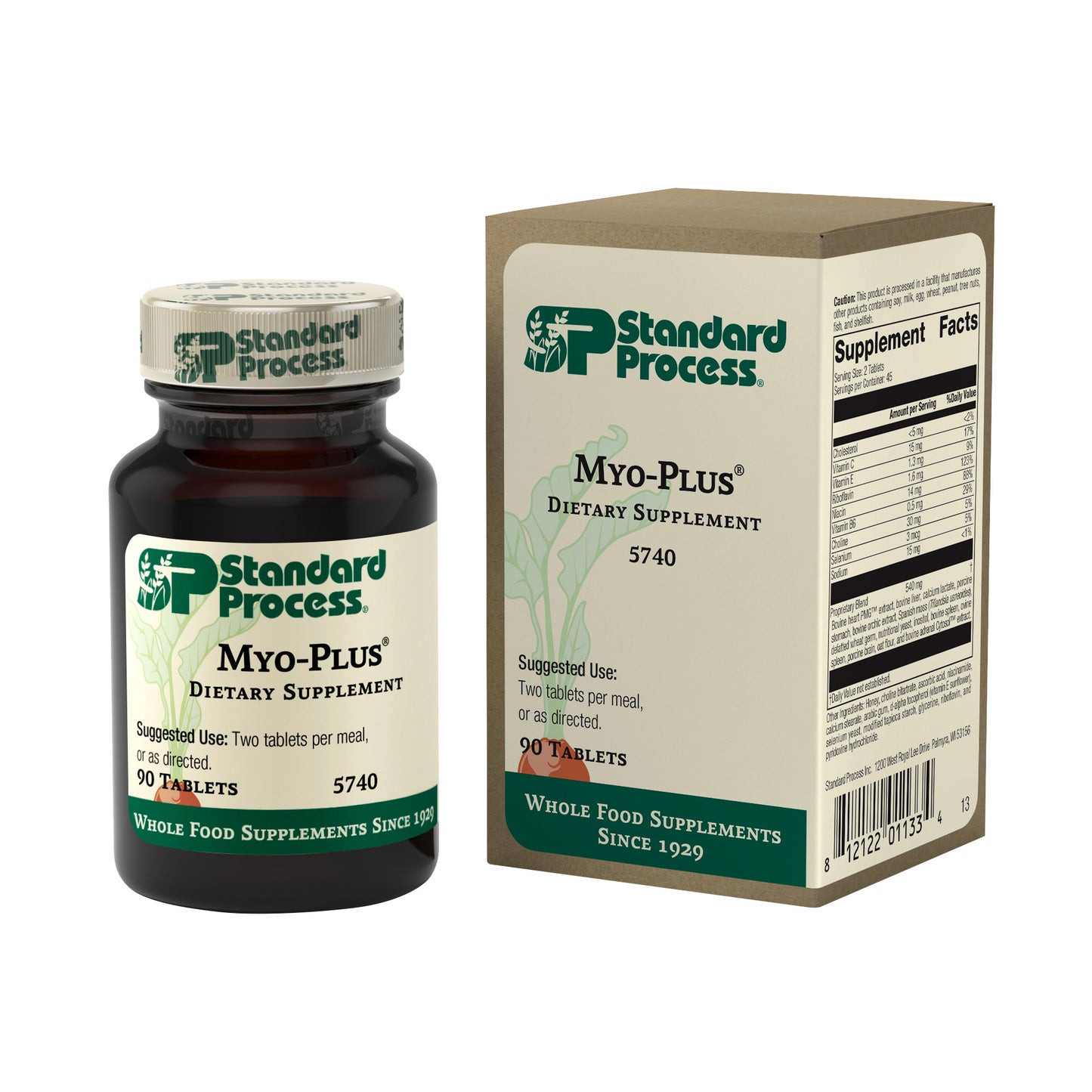 Standard Process Cyrofood - Whole Food Digestion, Digestive Health and Wellbeing with Shiitake, Reishi Mushroom Powder, Ascorbic Acid, Oat Flour, Wheat Germ, and More - 360 Tablets